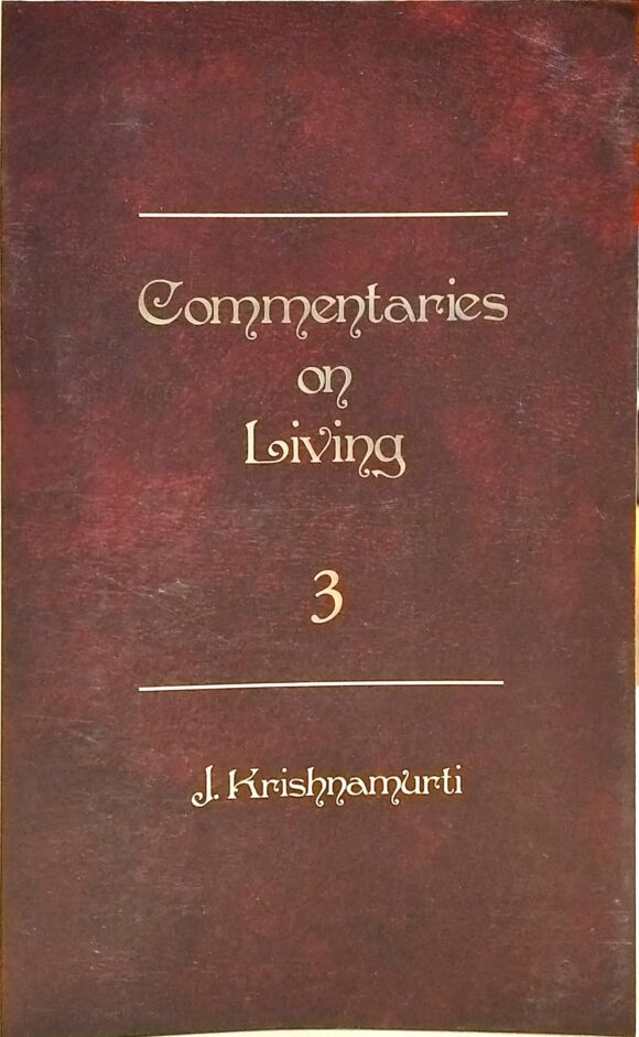 COMMENTARIES ON LIVING PART 3